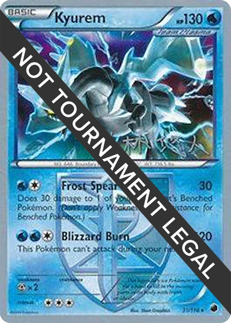 Image for Kyurem - 2014 (Haruto Kobayashi) (31/116) (World Championship Decks) (WCD) - Pokemon