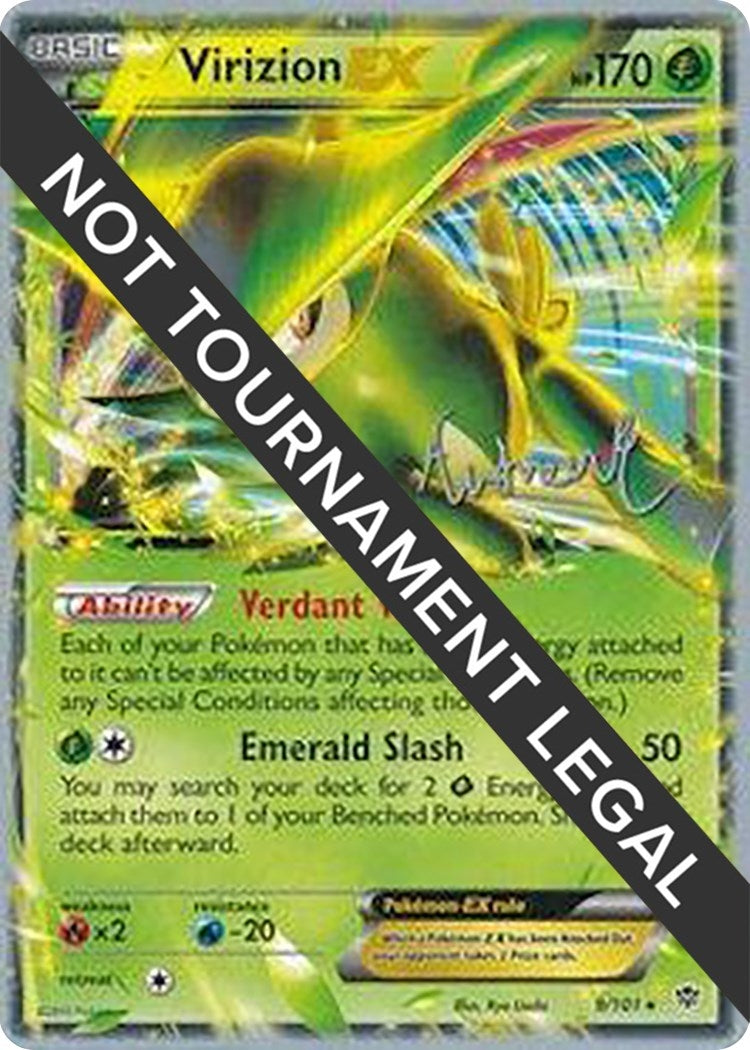Image for Virizion EX - 2014 (Andrew Estrada) (9/101) (World Championship Decks) (WCD) - Pokemon