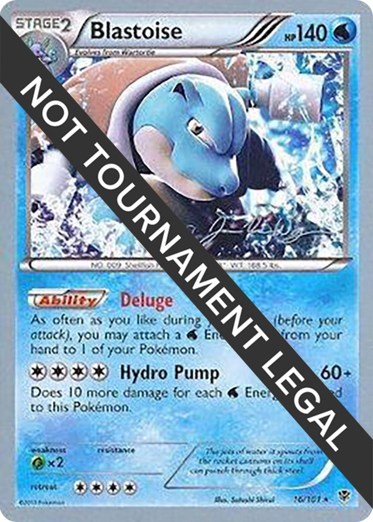 Image for Blastoise - 2015 (Jacob Van Wagner) (16/101) (World Championship Decks) (WCD) - Pokemon
