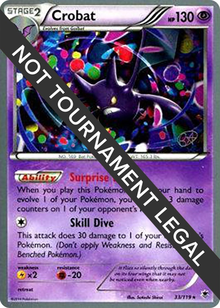 Image for Crobat - 2015 (Rowan Stavenow) (33/119) (World Championship Decks) (WCD) - Pokemon