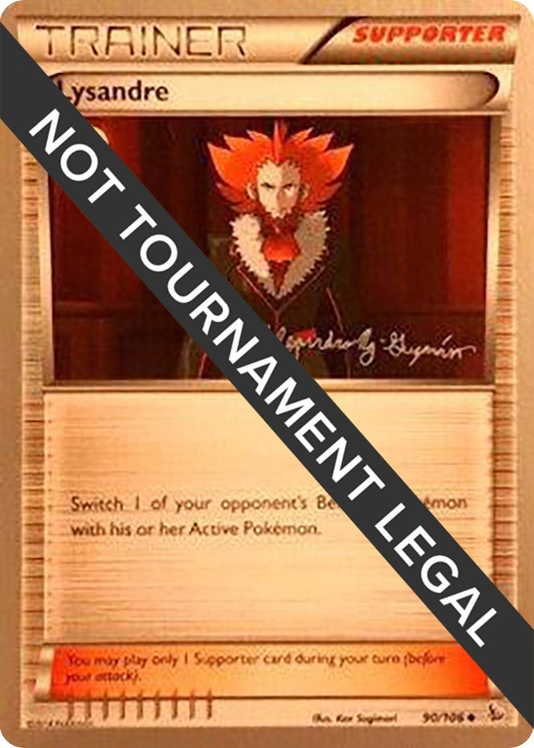Image for Lysandre - 2015 (Alejandro Ng-Guzman) (90/106) (World Championship Decks) (WCD) - Pokemon