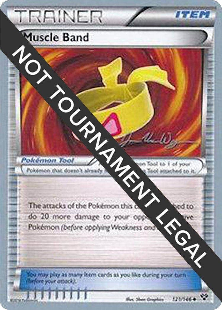 Image for Muscle Band - 2015 (Jacob Van Wagner) (121/146) (World Championship Decks) (WCD) - Pokemon