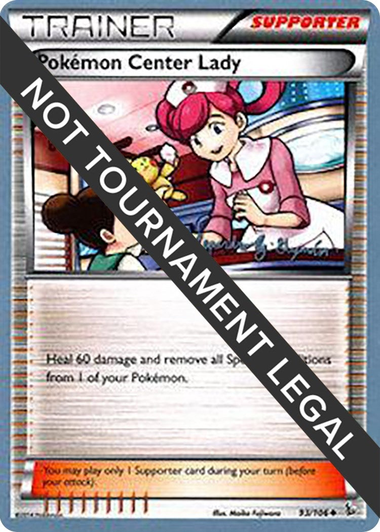 Image for Pokemon Center Lady - 2015 (Alejandro Ng-Guzman) (93/106) (World Championship Decks) (WCD) - Pokemon
