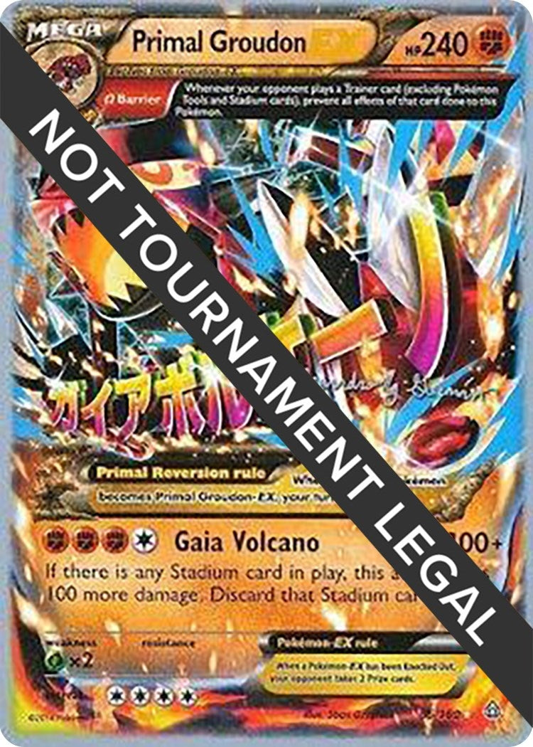 Image for Primal Groudon EX - 2015 (Alejandro Ng-Guzman) (86/160) (World Championship Decks) (WCD) - Pokemon