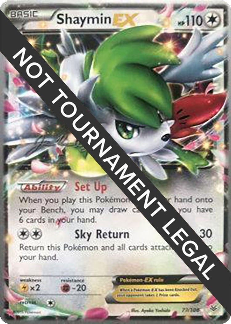 Image for Shaymin EX - 2015 (Jacob Van Wagner) (77/108) (World Championship Decks) (WCD) - Pokemon