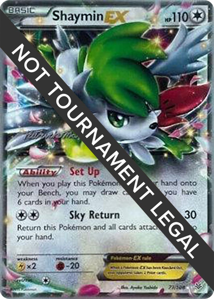 Image for Shaymin EX - 2015 (Patrick Martinez) (77/108) (World Championship Decks) (WCD) - Pokemon