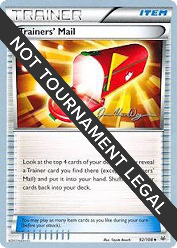 Image for Trainers' Mail - 2015 (Jacob Van Wagner) (92/108) (World Championship Decks) (WCD) - Pokemon