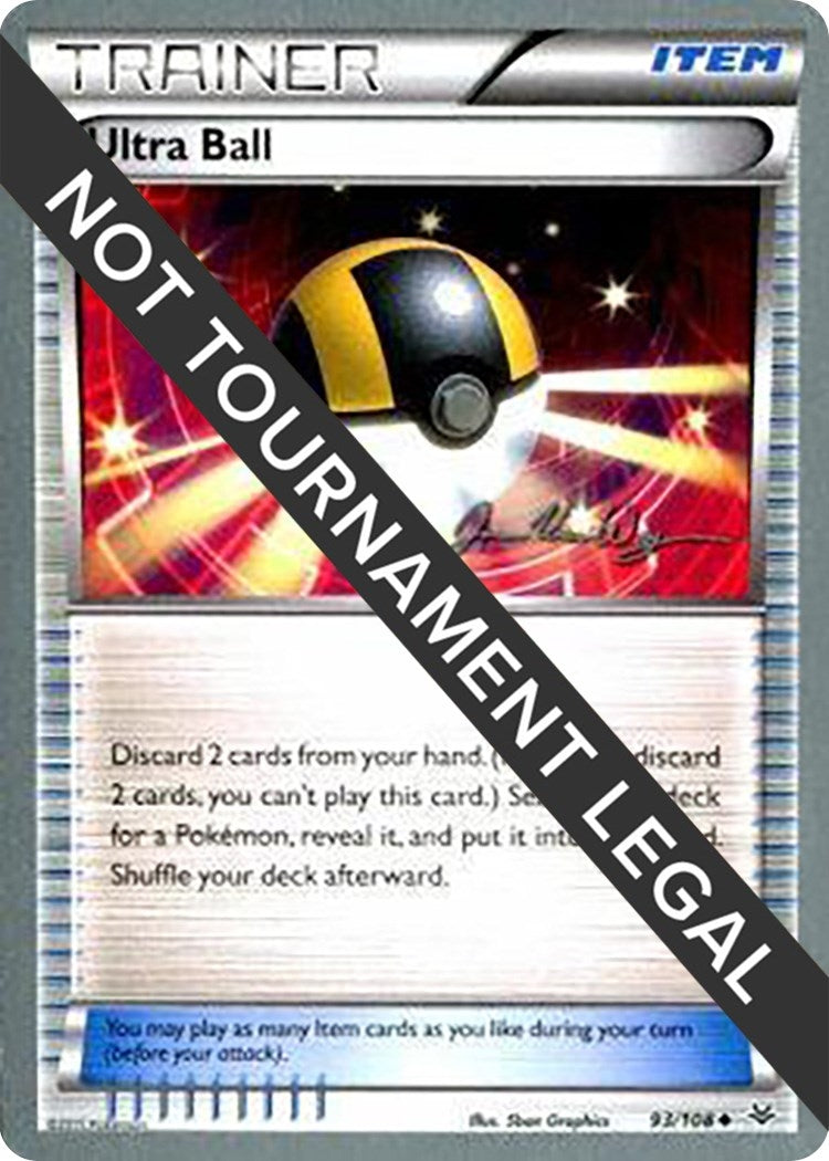 Image for Ultra Ball - 2015 (Jacob Van Wagner) (93/108) (World Championship Decks) (WCD) - Pokemon