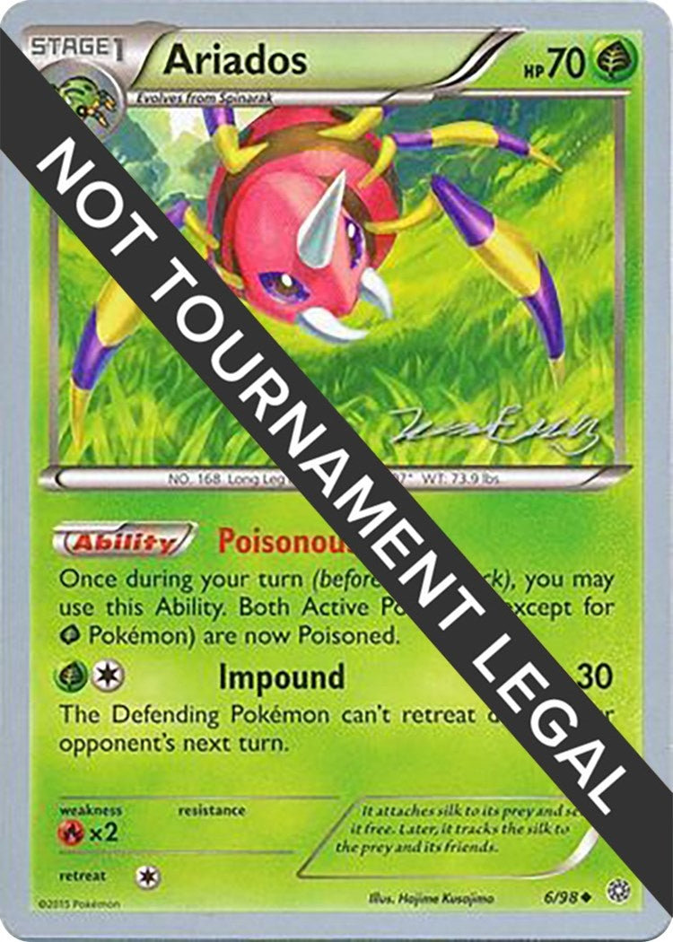 Image for Ariados - 2016 (Jesper Eriksen) (6/98) (World Championship Decks) (WCD) - Pokemon