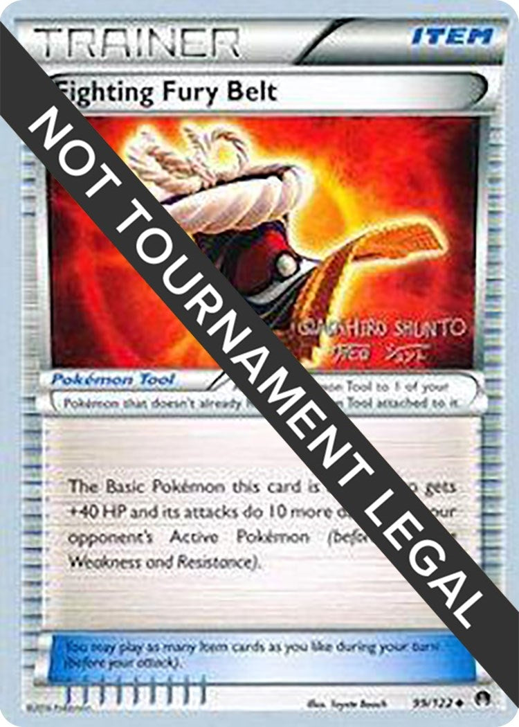 Image for Fighting Fury Belt - 2016 (Shunto Sadahiro) (99/122) (World Championship Decks) (WCD) - Pokemon