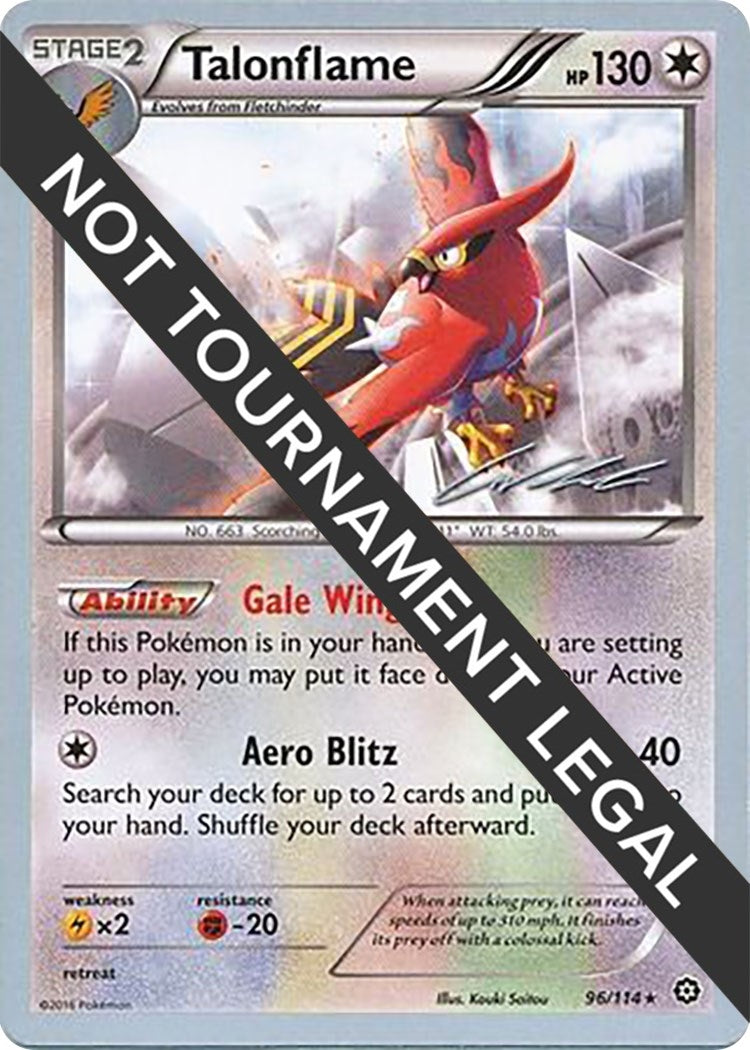Image for Talonflame - 2016 (Cody Walinski) (96/114) (World Championship Decks) (WCD) - Pokemon