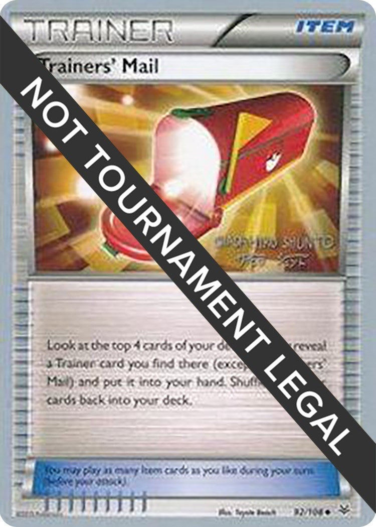 Image for Trainers' Mail - 2016 (Shunto Sadahiro) (92/108) (World Championship Decks) (WCD) - Pokemon