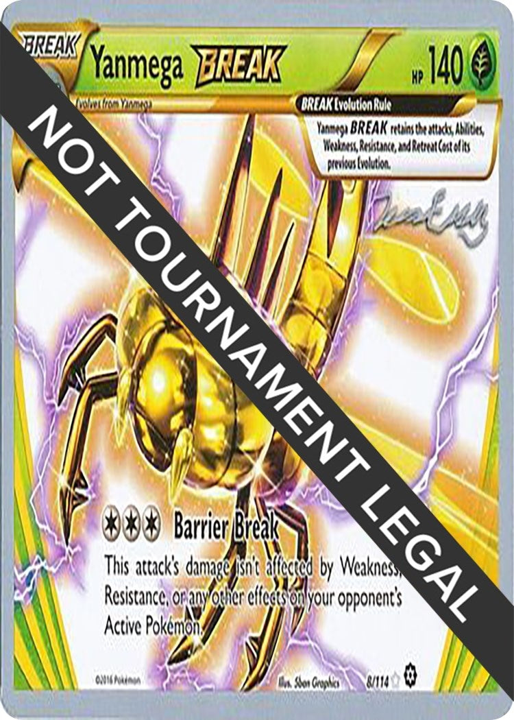 Image for Yanmega BREAK - 2016 (Jesper Eriksen) (8/114) (World Championship Decks) (WCD) - Pokemon