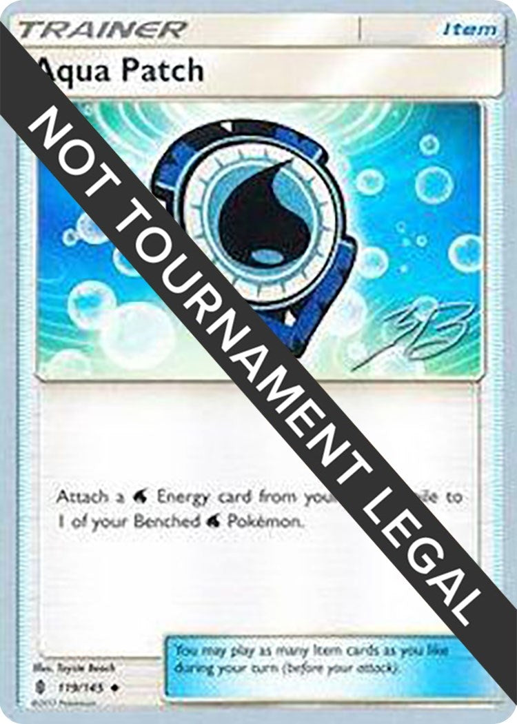 Image for Aqua Patch - 2017 (Zachary Bokhari) (119/145) (World Championship Decks) (WCD) - Pokemon