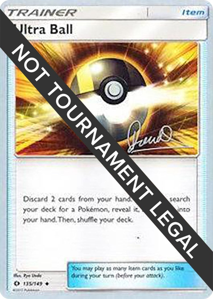 Image for Ultra Ball - 2017 (Diego Cassiraga) (135/124) (World Championship Decks) (WCD) - Pokemon