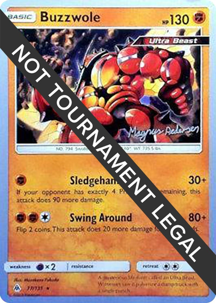 Image for Buzzwole - 2018 (Magnus Pedersen) (77/131) (World Championship Decks) (WCD) - Pokemon