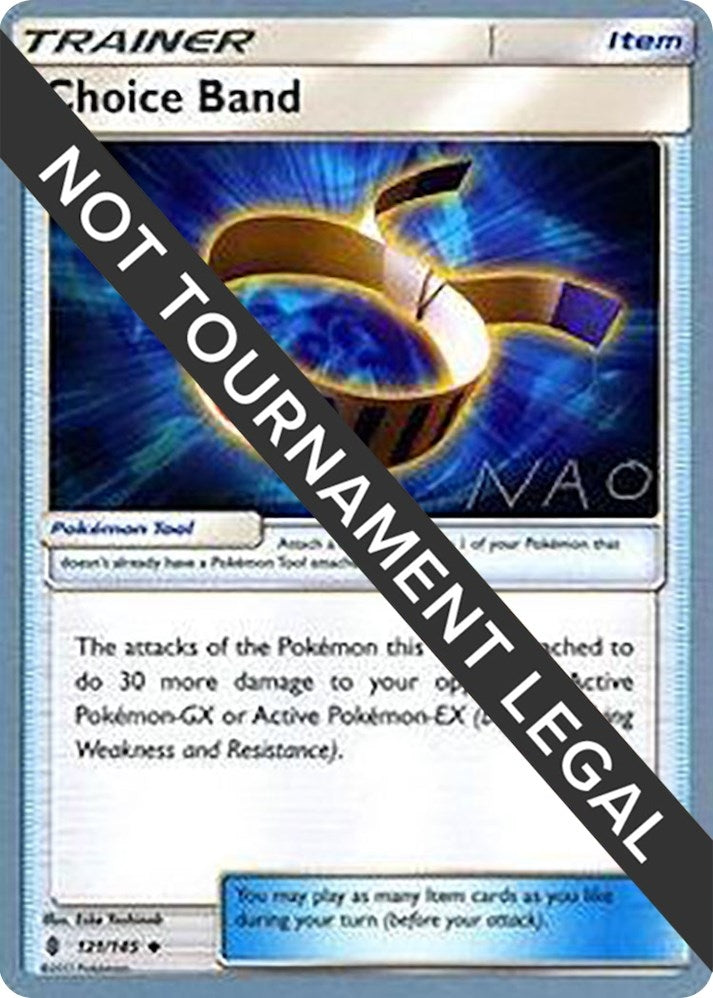 Image for Choice Band - 2018 (Naohito Inoue) (121/145) (World Championship Decks) (WCD) - Pokemon