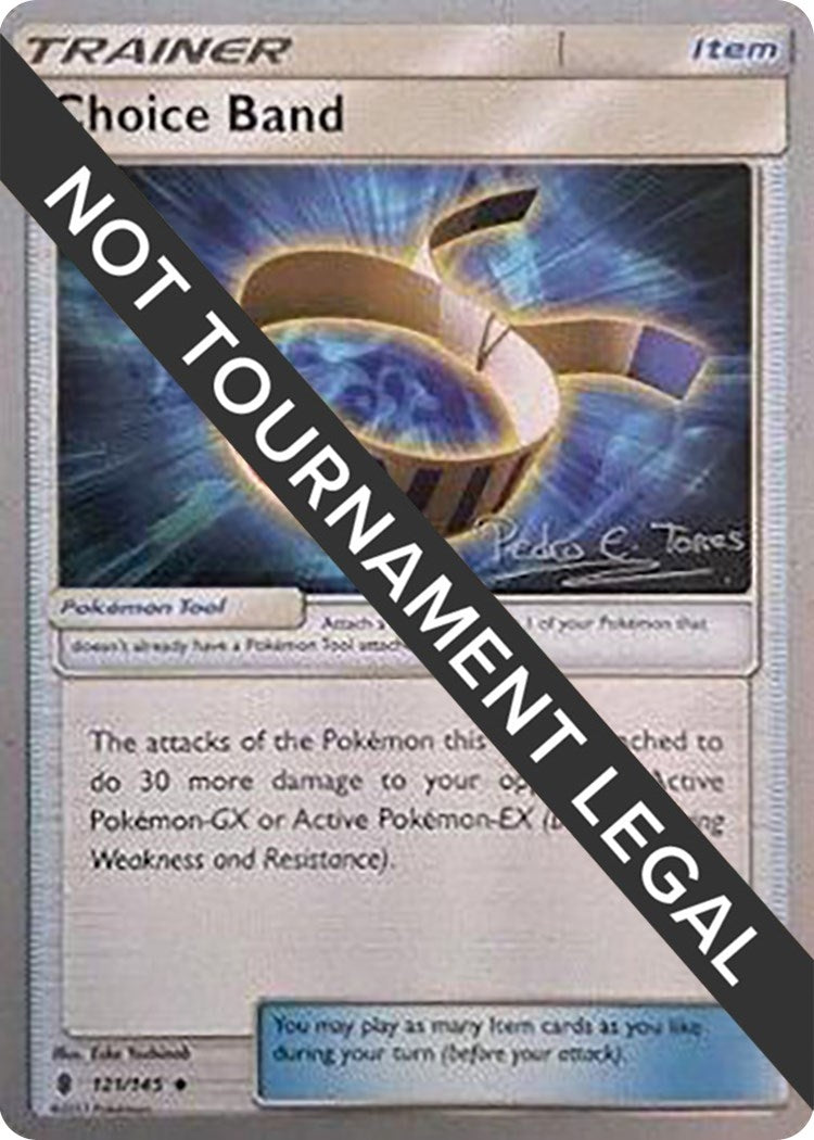 Image for Choice Band - 2018 (Pedro Eugenio Torres) (121/145) (World Championship Decks) (WCD) - Pokemon