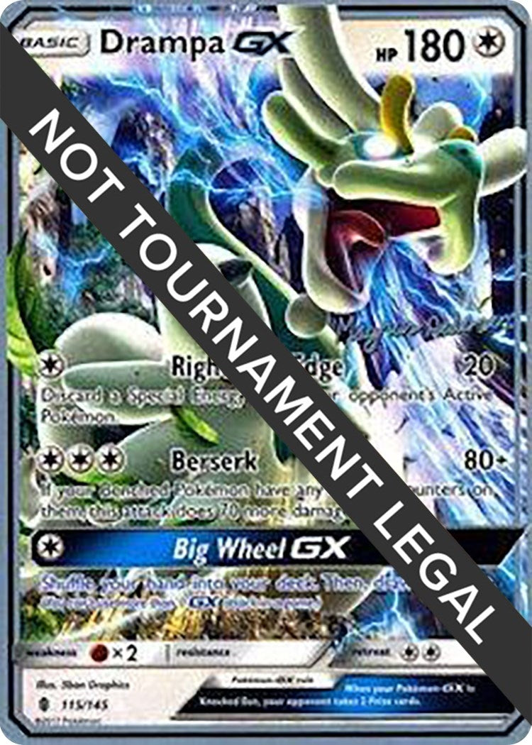 Image for Drampa GX - 2018 (Magnus Pedersen) (115/145) (World Championship Decks) (WCD) - Pokemon