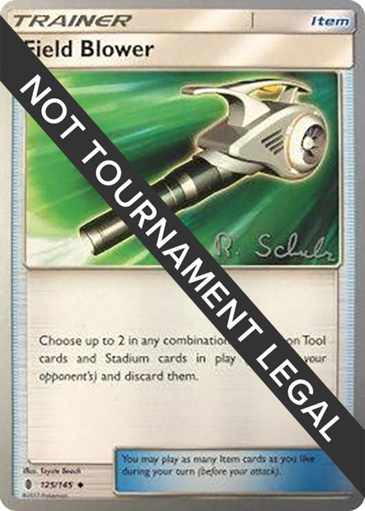 Image for Field Blower - 2018 (Robin Schulz) (125/145) (World Championship Decks) (WCD) - Pokemon