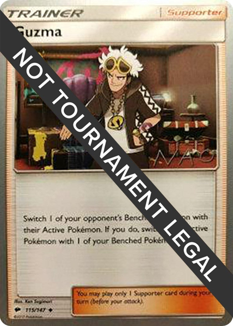 Image for Guzma - 2018 (Naohito Inoue) (115/147) (World Championship Decks) (WCD) - Pokemon
