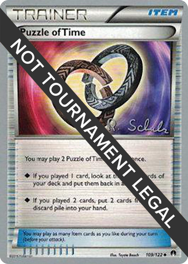 Image for Puzzle of Time - 2018 (Robin Schulz) (109/122) (World Championship Decks) (WCD) - Pokemon
