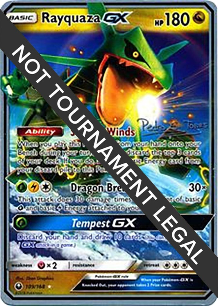 Image for Rayquaza GX - 2018 (Pedro Eugenio Torres) (109/168) (World Championship Decks) (WCD) - Pokemon