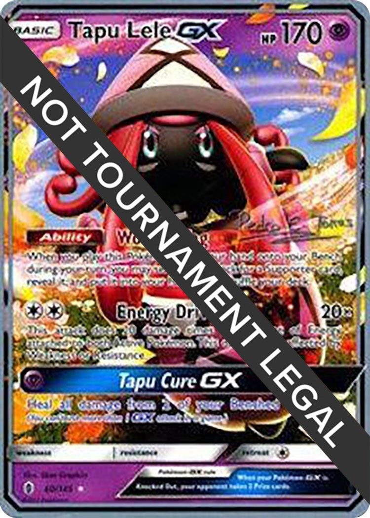 Image for Tapu Lele GX - 2018 (Pedro Eugenio Torres) (60/145) (World Championship Decks) (WCD) - Pokemon