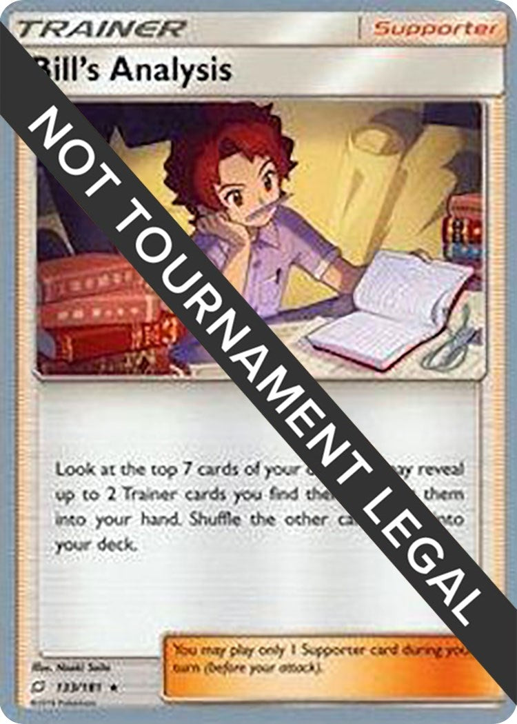 Image for Bill's Analysis - 2019 (Henry Brand) (133/181) (World Championship Decks) (WCD) - Pokemon