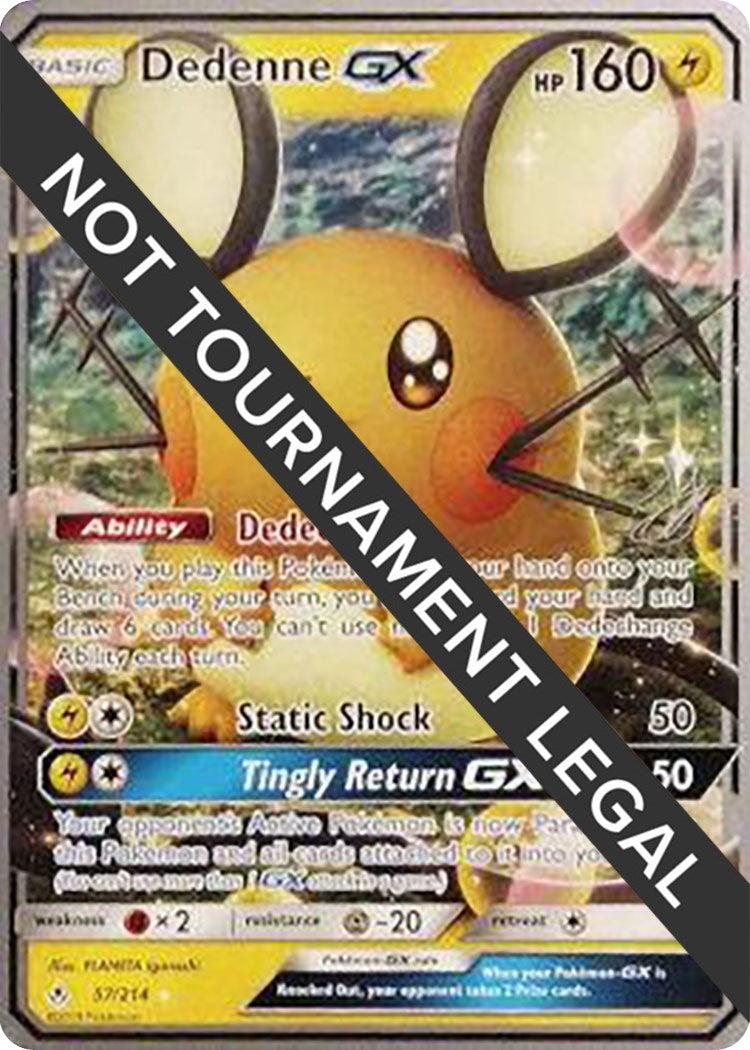 Image for Dedenne GX - 2019 (Henry Brand) (57/214) (World Championship Decks) (WCD) - Pokemon