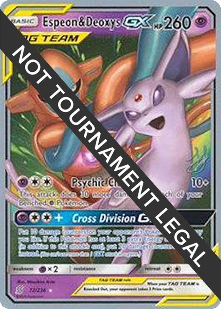 Image for Espeon & Deoxys GX - 2019 (Henry Brand) (72/236) (World Championship Decks) (WCD) - Pokemon