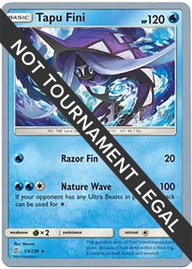 Image for Tapu Fini - 2019 (Haruki Miyamoto) (53/236) (World Championship Decks) (WCD) - Pokemon