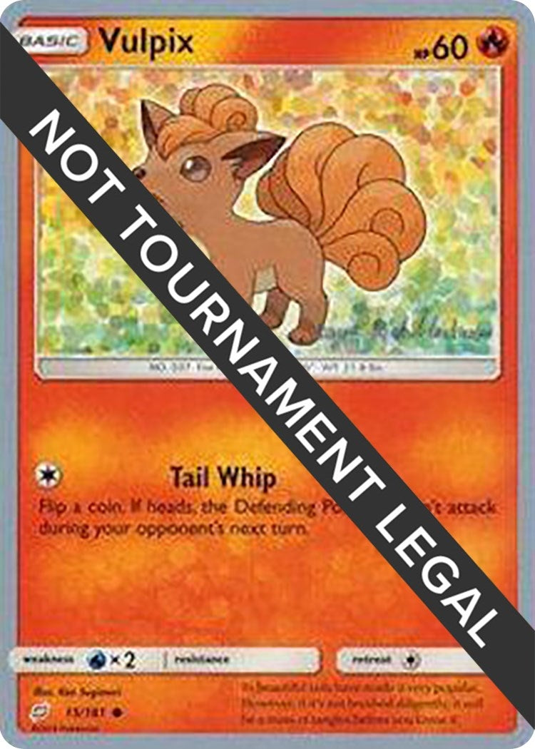 Image for Vulpix - 2019 (Kaya Lichtleitner) (15/181) (World Championship Decks) (WCD) - Pokemon
