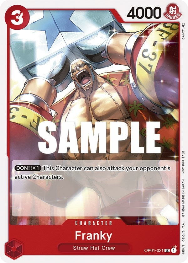 Image for Franky (Tournament Pack Vol. 2) (OP01-021) (One Piece Promotion Cards) (OP-PR) - One Piece Card Game