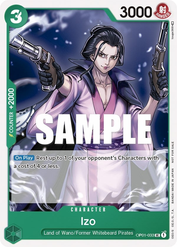 Image for Izo (Tournament Pack Vol. 2) (OP01-033) (One Piece Promotion Cards) (OP-PR) - One Piece Card Game