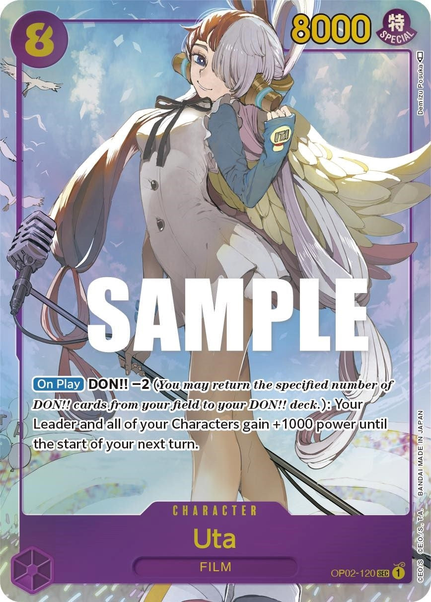 Image for Uta (Alternate Art) (OP02-120) (Paramount War) (OP02) - One Piece Card Game