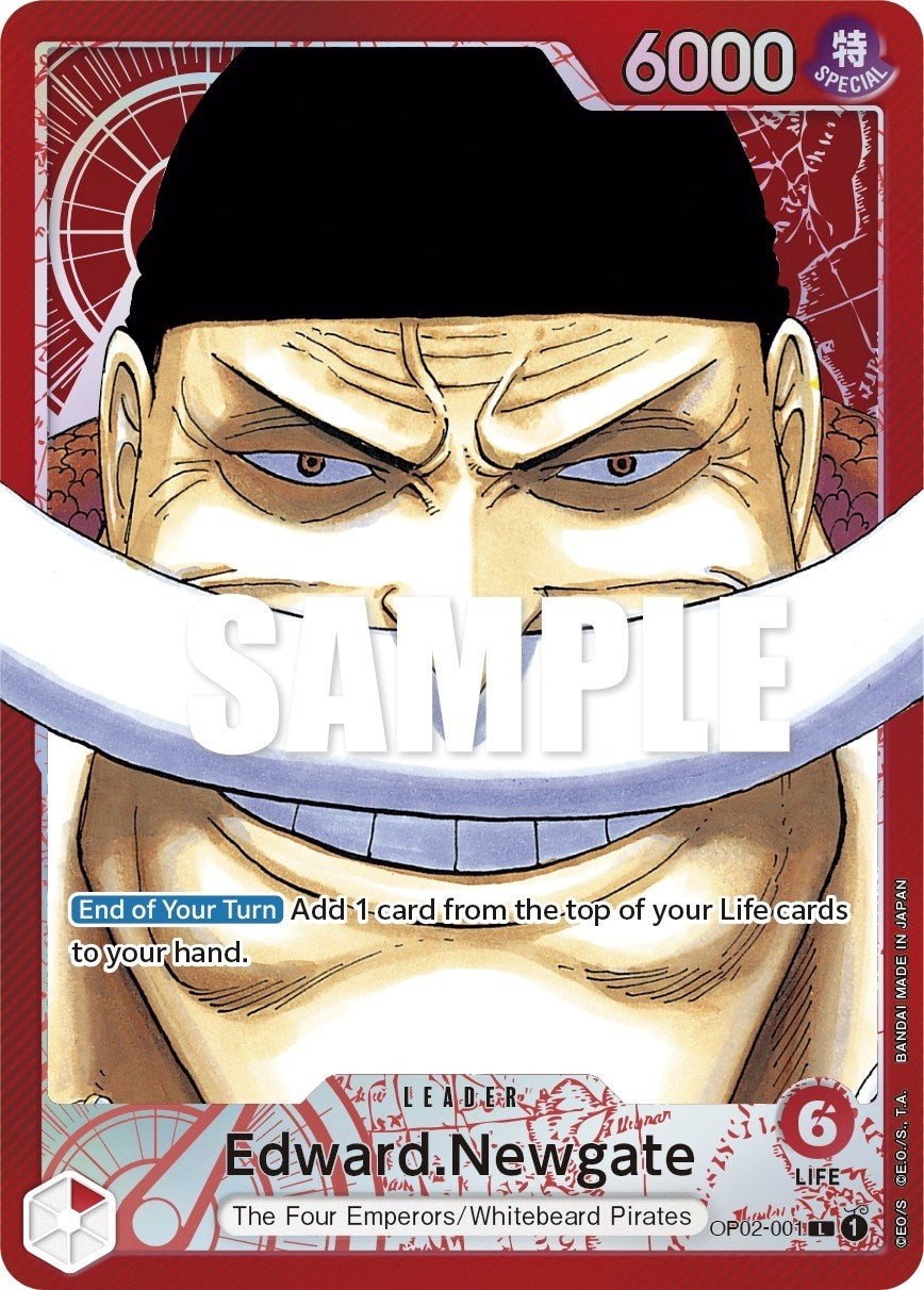 Image for Edward.Newgate (001) (Alternate Art) (OP02-001) (Paramount War) (OP02) - One Piece Card Game