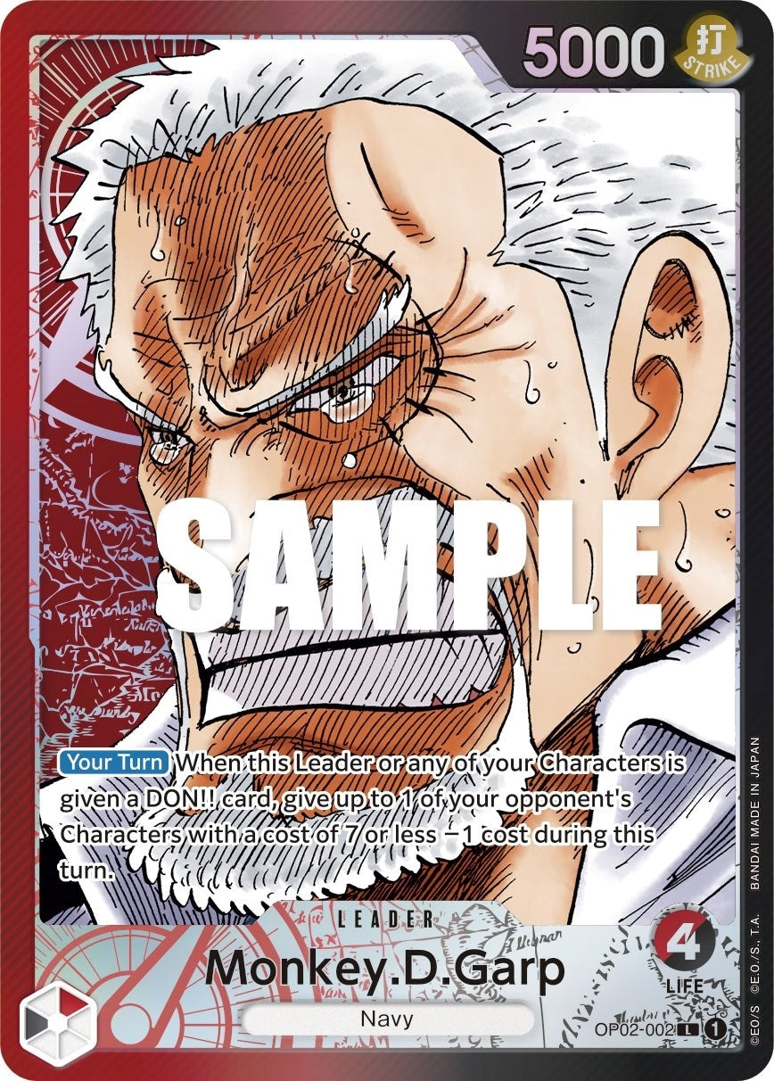 Image for Monkey.D.Garp (002) (Alternate Art) (OP02-002) (Paramount War) (OP02) - One Piece Card Game