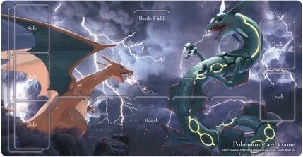 Image for Pokemon TCG: Pokemon Center Japan Exclusive Charizard VS Rayquaza Playmat - Playmats
