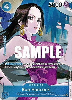 Image for Boa Hancock (Box Topper) (OP02-059) (Paramount War) (OP02) - One Piece Card Game