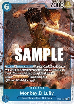 Image for Monkey.D.Luffy (062) (OP02-062) (Paramount War) (OP02) - One Piece Card Game