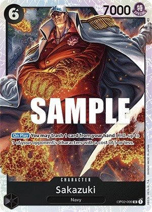 Image for Sakazuki (OP02-099) (Paramount War) (OP02) - One Piece Card Game