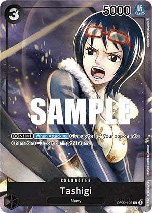 Image for Tashigi (Box Topper) (OP02-105) (Paramount War) (OP02) - One Piece Card Game