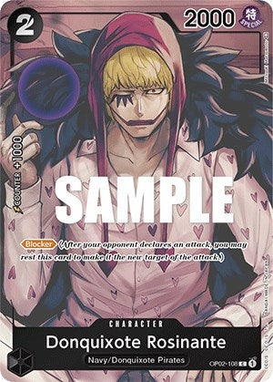 Image for Donquixote Rosinante (Box Topper) (OP02-108) (Paramount War) (OP02) - One Piece Card Game