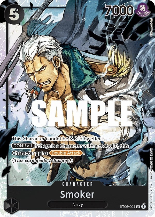 Image for Smoker (ST06-004) (Starter Deck 6: Absolute Justice) (ST-06) - One Piece Card Game