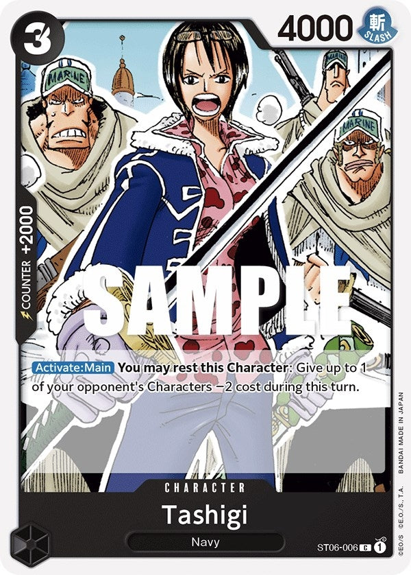 Image for Tashigi (ST06-006) (Starter Deck 6: Absolute Justice) (ST-06) - One Piece Card Game