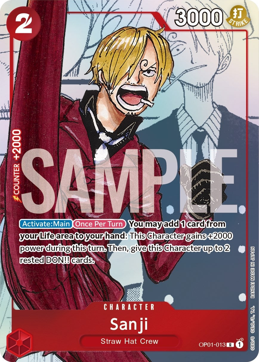 Image for Sanji - OP01-013 (Alternate Art) (OP01-013) (One Piece Promotion Cards) (OP-PR) - One Piece Card Game