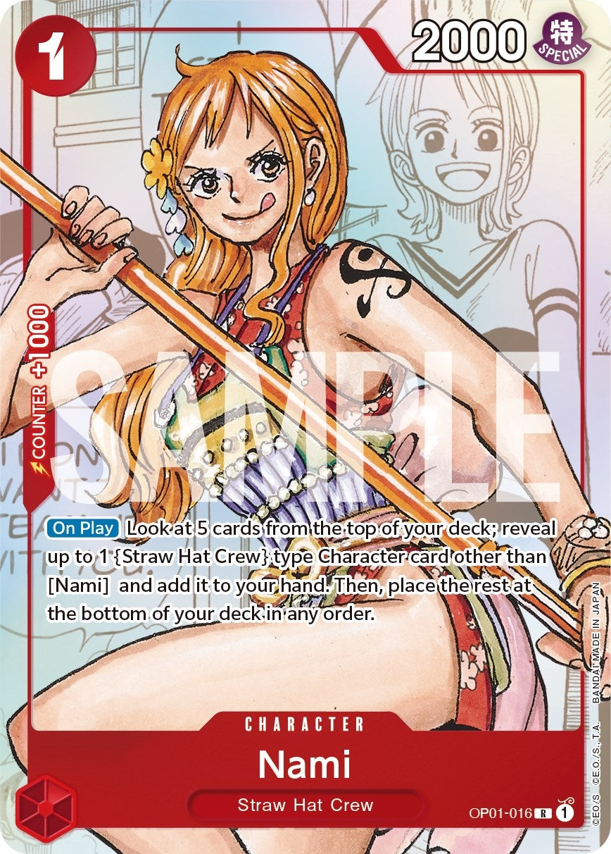 Image for Nami - OP01-016 (Alternate Art) (OP01-016) (One Piece Promotion Cards) (OP-PR) - One Piece Card Game