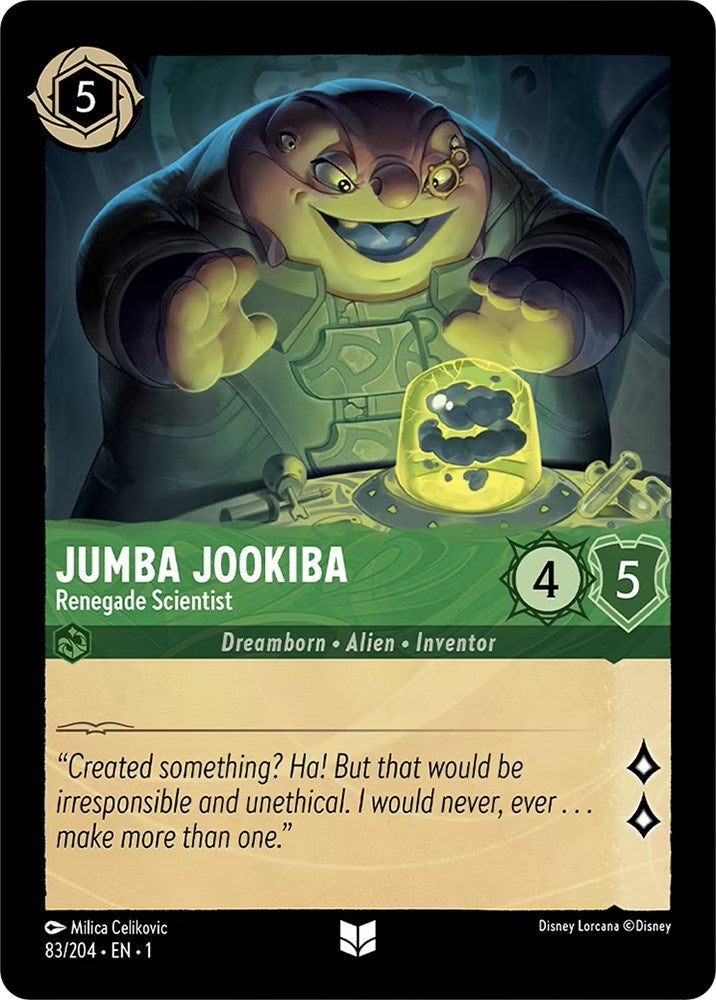 Image for Jumba Jookiba - Renegade Scientist (83/204) (The First Chapter) (1) - Disney Lorcana