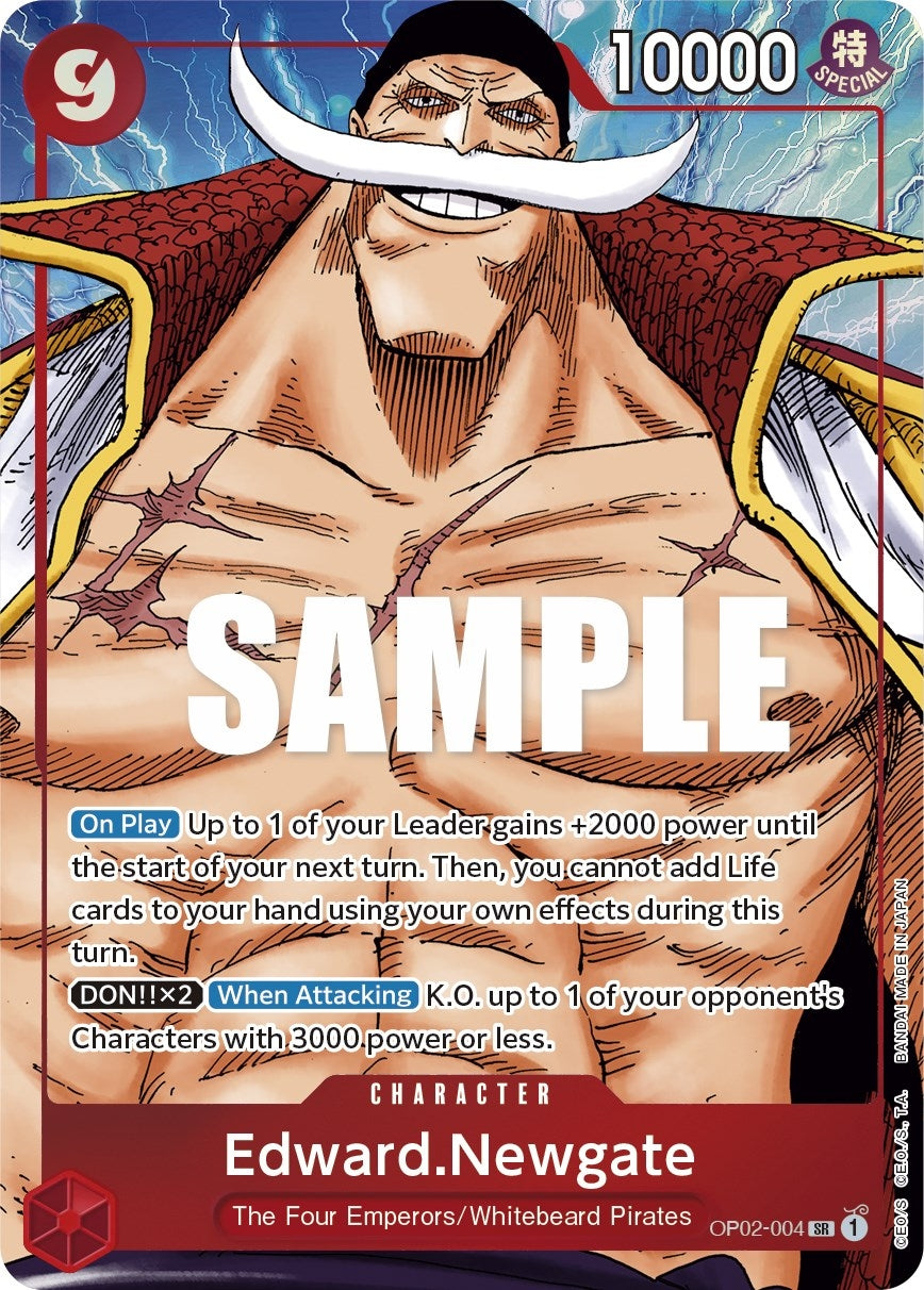 Image for Edward.Newgate (004) (Alternate Art) (OP02-004) (Paramount War) (OP02) - One Piece Card Game